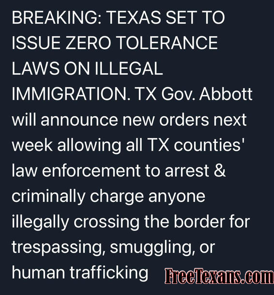 Texas Will Chase Them Out of State