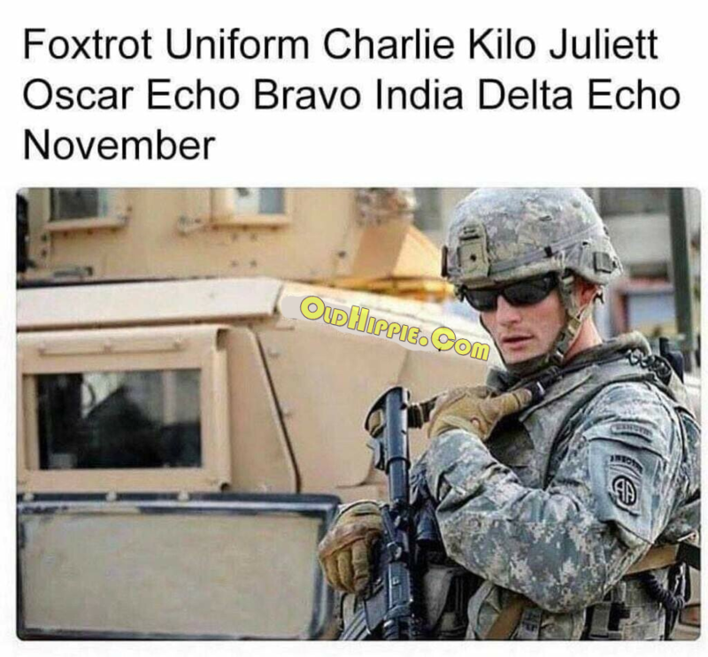 Learning the Military Alphabet