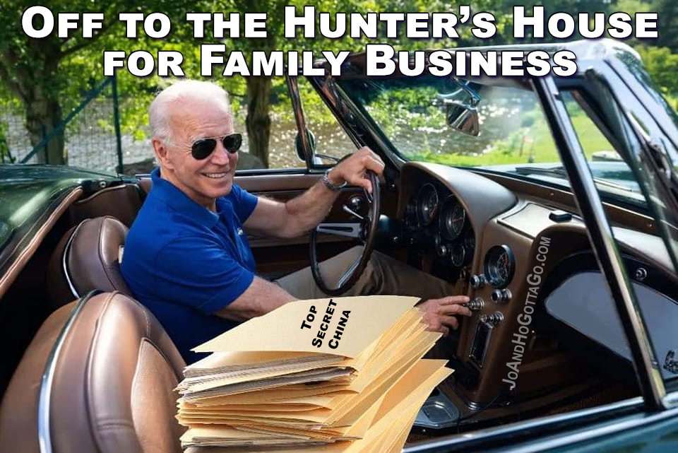 Off to a Business Meeting at Hunter’s
